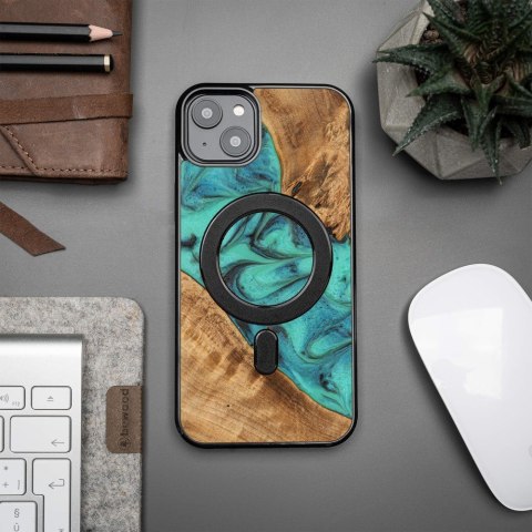 Bewood nakładka Unique do iPhone 15 Plus 6,7" Turquoise z MagSafe